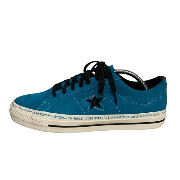 Converse x Sean Pablo One Star Pro Paradise Rapid Teal Suede Men's 11.5 - Picture 11 of 16